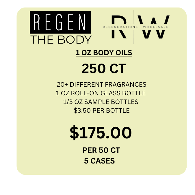 1oz Roll On Body Oil 50 CT PKG *STAFF ONLY* - $187.50 (5ct of each Fragrance) Fragrance #1 of 10