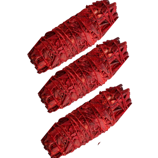 4" Dragon's Blood Smudge Sage Sticks -Retail