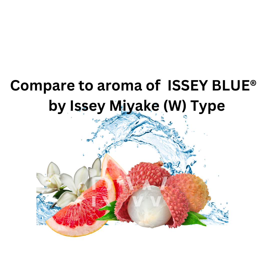 Compare to aroma Issey Blue (W) by Issey Miyake ® ~ Body Oil Type (Wholesale)