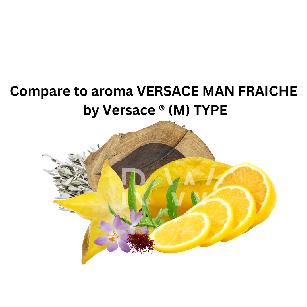 Compare to aroma Versace Man Fraiche (M) by Versace ®  ~ Body Oil Type  (Wholesale)