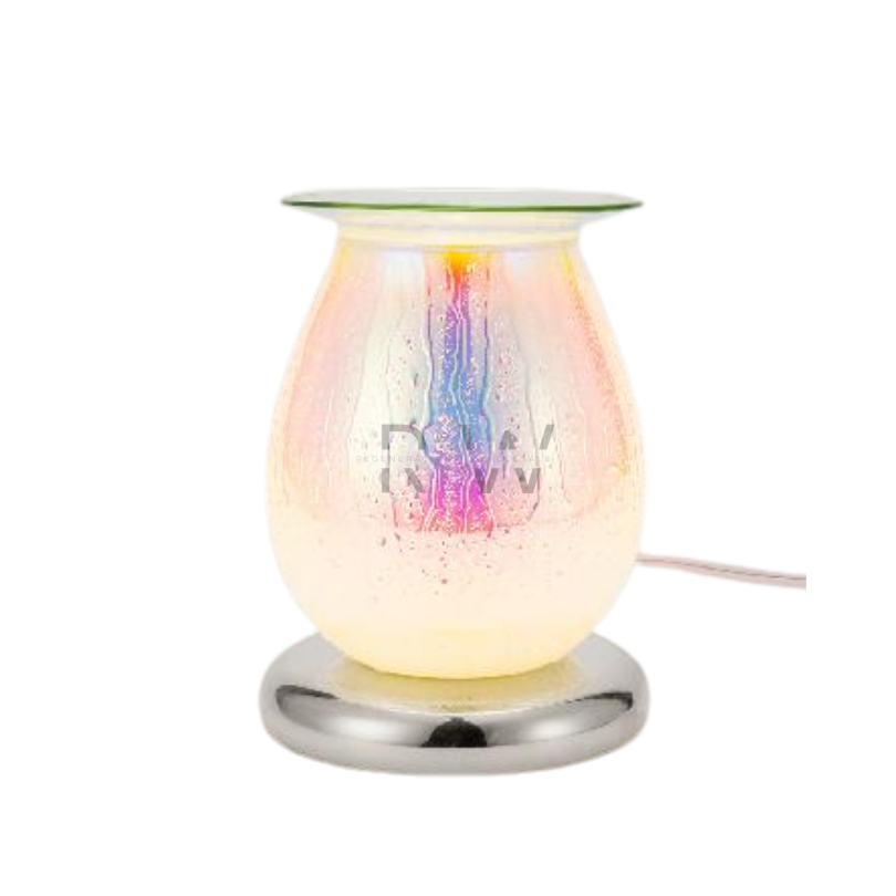 White Drizzle Oil Burning Touch Lamp (ET-428)-(Wholesale)