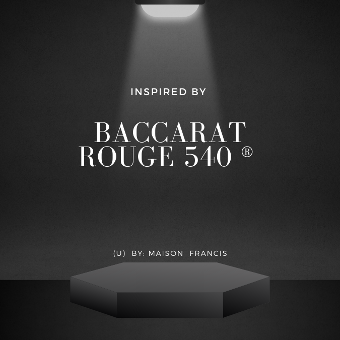Inspired by Baccarat Rouge 540 (U) ® inspired by Maison Frances Kurkdjian ~ Body Oil