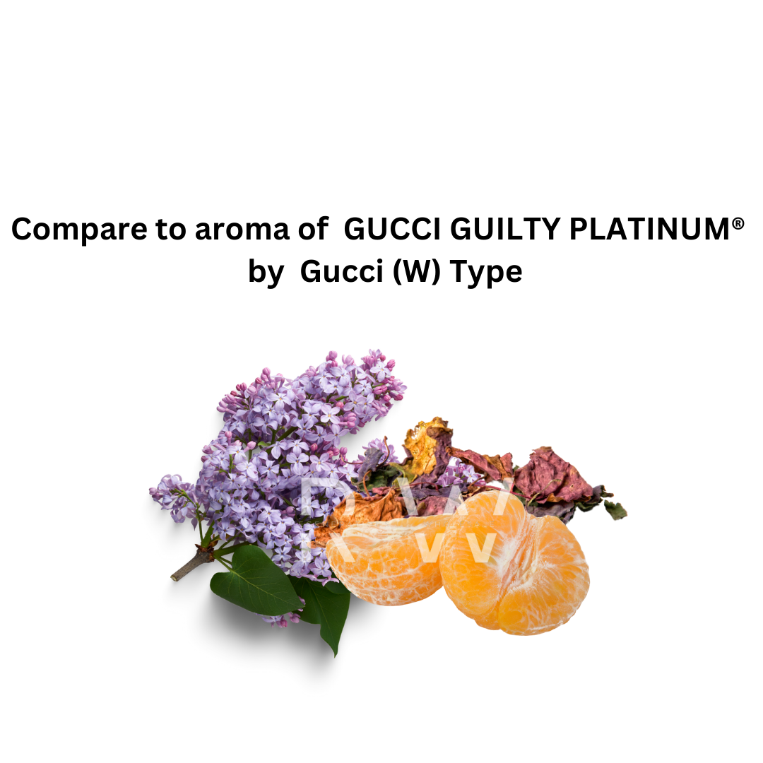 Compare to aroma Gucci Guilty Platinum (W) by Gucci ® ~ Body Oil Type