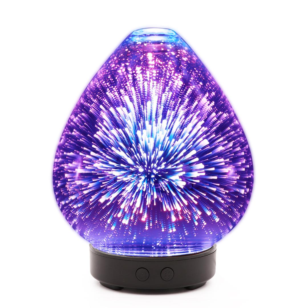 Fireworks Ultrasonic 3D Aromatherapy Diffuser -100ml (EDF-16)-(Wholesale)