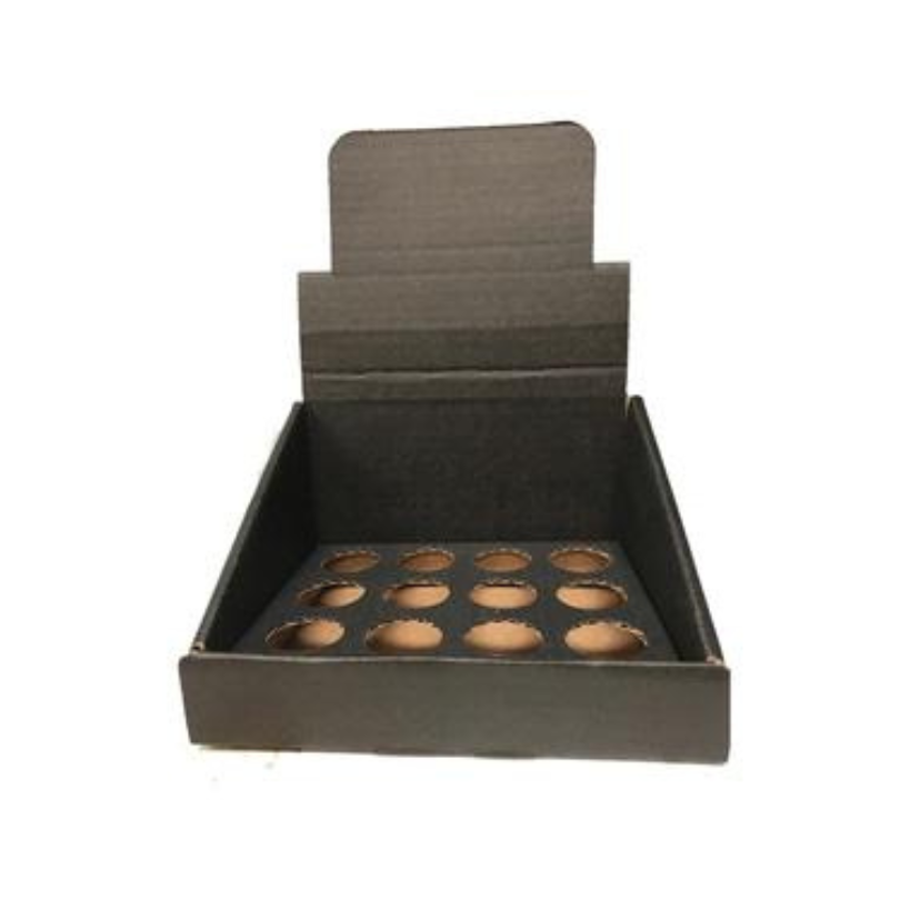 Black Cardboard Display for (12) 1oz Bottles -50CT