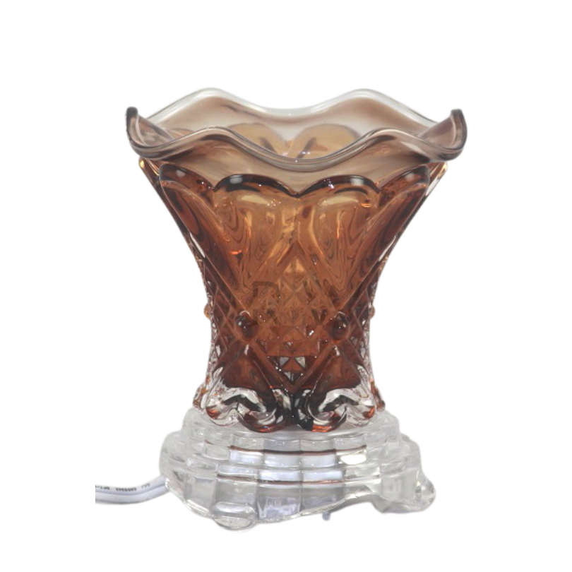 Brown Glass Electric Oil Burner (ES-208BRN) (Wholesale)