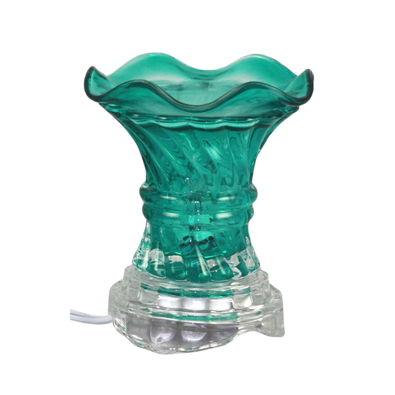 Deep Green Glass Electric Oil Burner (ES-208DGRN) -1CT