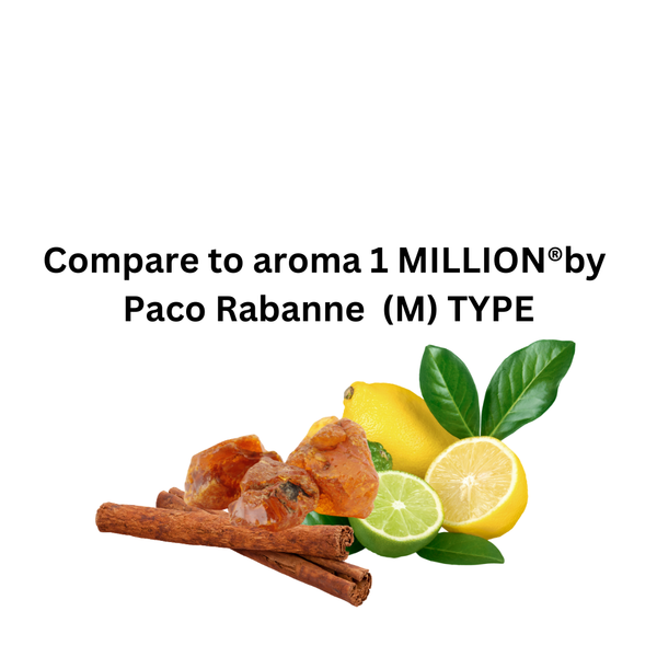 Compare to aroma 1 MILLION (M) ® by Paco Rabanne - Body Oil Type