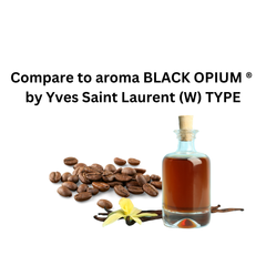 Compare aroma to Black Opium (W)  ® by Yves Saint Laurent ~ Body Oil Type