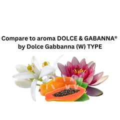 Compare to aroma Dolce Gabbana(W) by Dolce & Gabbana ®  ~ Body Oil Type