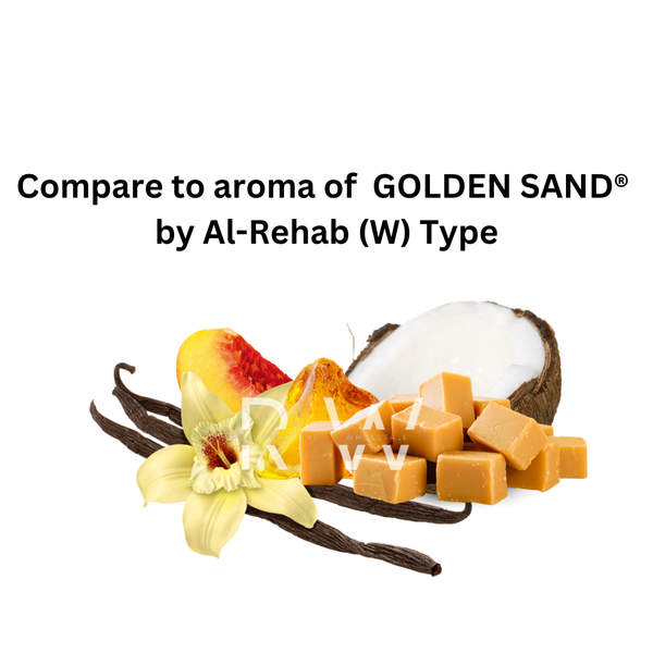 Compare to aroma Golden Sand (U) by Al Rehab ®  ~ Body Oil Type