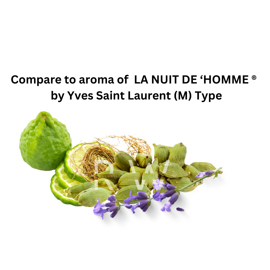 Compare to aroma La Nuit de L'Homme (M) by Yves Saint Laurent ®  ~ Body Oil Type (Wholesale)