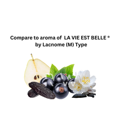 Compare to aroma La Vie Est Belle (W) by Lancome ®  ~ Body Oil Type