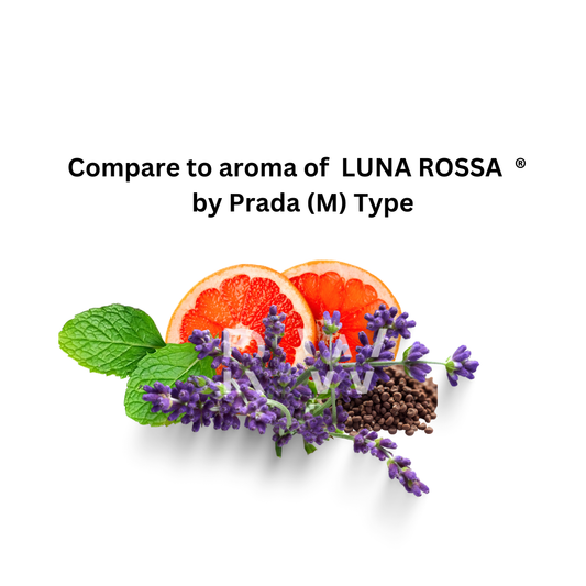 Compare to aroma Luna Rossa (M) by Prada ®  ~ Body Oil Type (Wholesale)