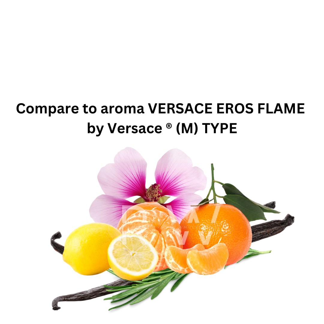 Compare to aroma Versace Eros Flame (M) by Versace ®  ~ Body Oil Type (Wholesale)