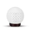 White Pottery Round Aroma Ultrasonic Diffuser -100ml (EDF-37) (Wholesale)