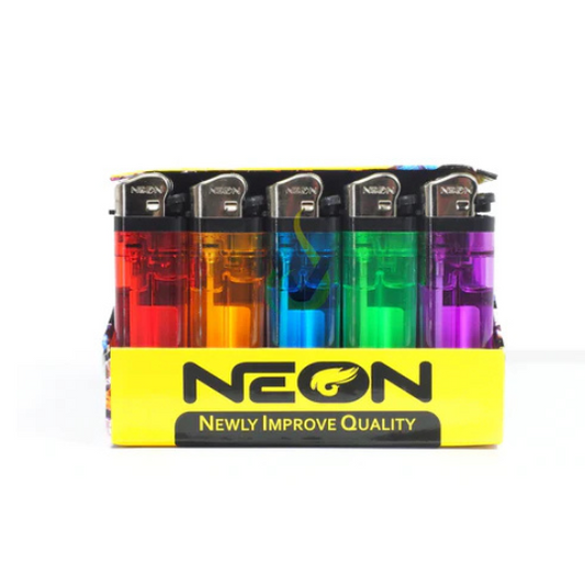 Neon Gas Lighters -50pk (Wholesale)