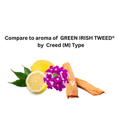 Compare to aroma Green Irish Tweed (M) by Creed ®  ~ Body Oil Type