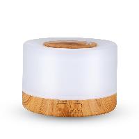 Light Wood Round Cylinder Aroma Ultrasonic Diffuser -400ml EDF-20L